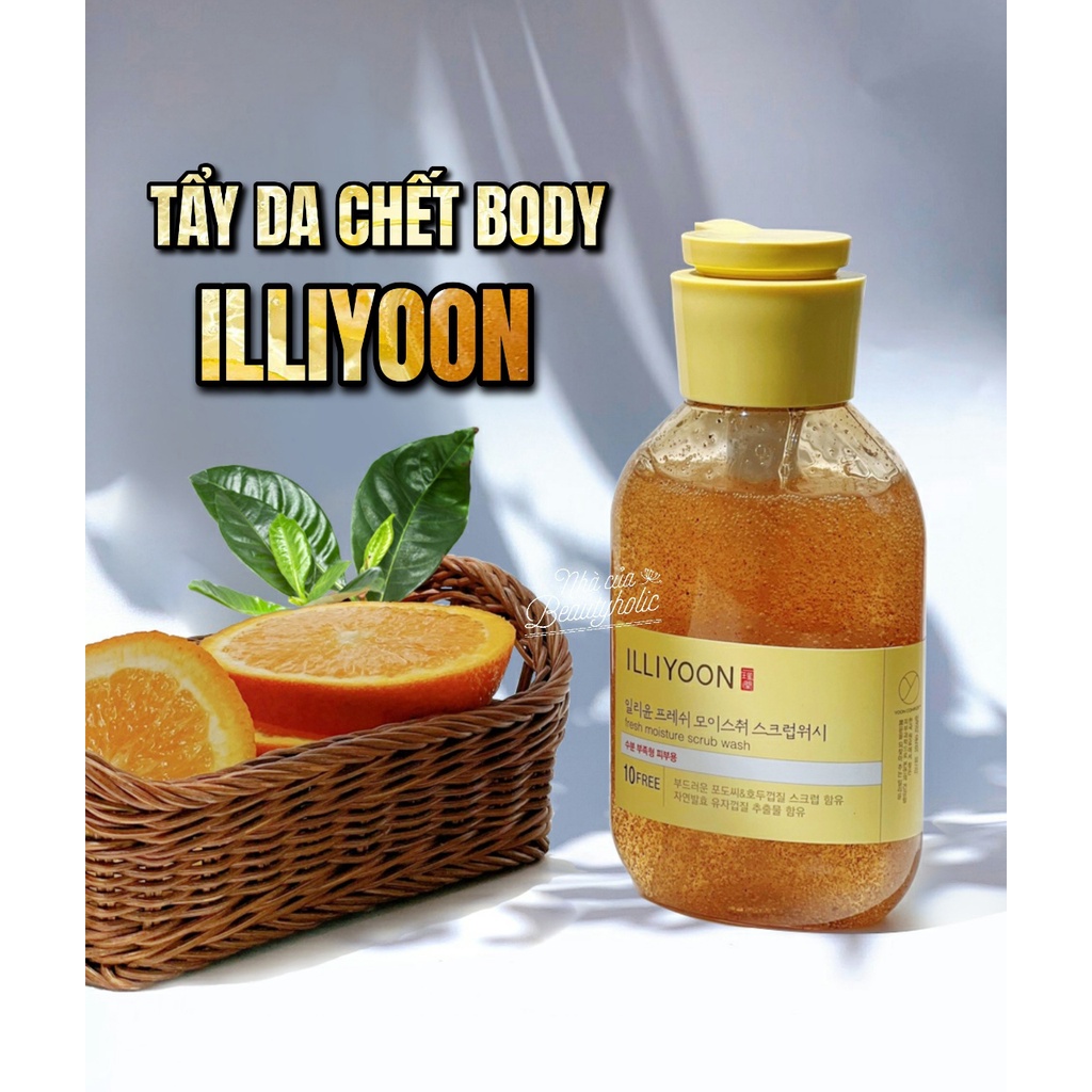 Tẩy da chết body ILLIYOON FRESH MOISTURE SCRUB WASH