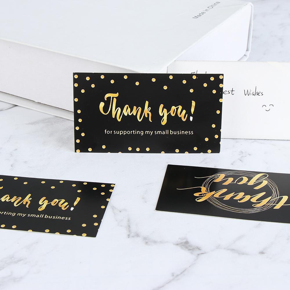 Set 50 Miếng Dán Trang Trí Túi Kẹo In Chữ Thank You