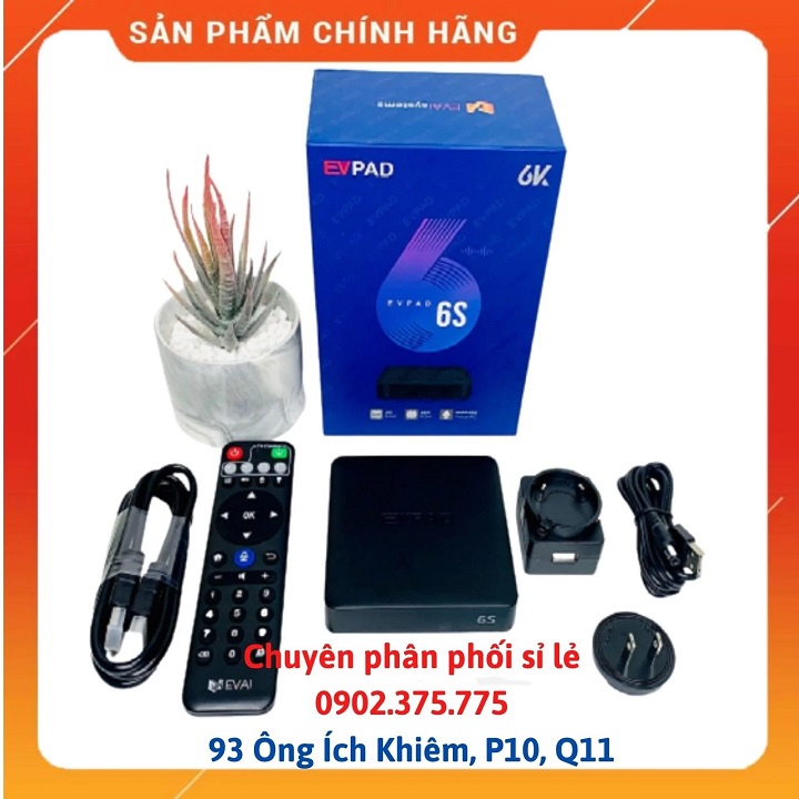 TV Box EVPAD 6S 2G/32G - Hộp truyền hình thông minh 6S thế hệ mới 2021 với Trợ lý AI