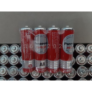 Vỉ 4 viên Pin AA Panasonic tiểu đỏ R6DT-4S Chính Hãng