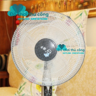 Lưới bọc lồng quạt an toàn cho bé và mẹ. đảm bảo không bị chém bởi cánh quạt