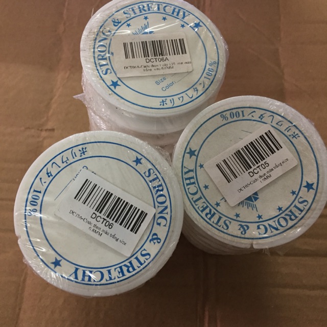 Dây cước xâu vòng size 0.6/0.8/1.0mm (đọc kỹ mô tả để chọn sản phẩm phù hợp).
