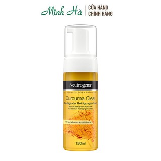 Sữa rửa mặt tạo bọt Neutrogena Calme Curcuma Mousse Nettoyante 150ml