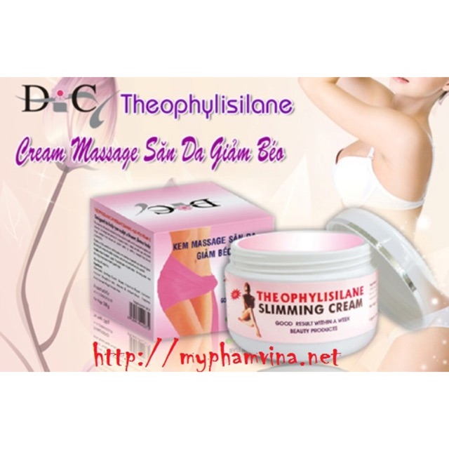 Kem tan mỡ bụng, săn da Theophylisilane DC247 250gr