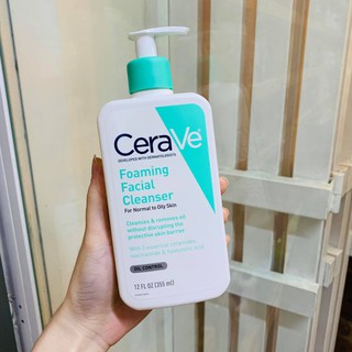 Sữa rửa mặt Cerave Foaming Facial Cleanser ( 355mL )