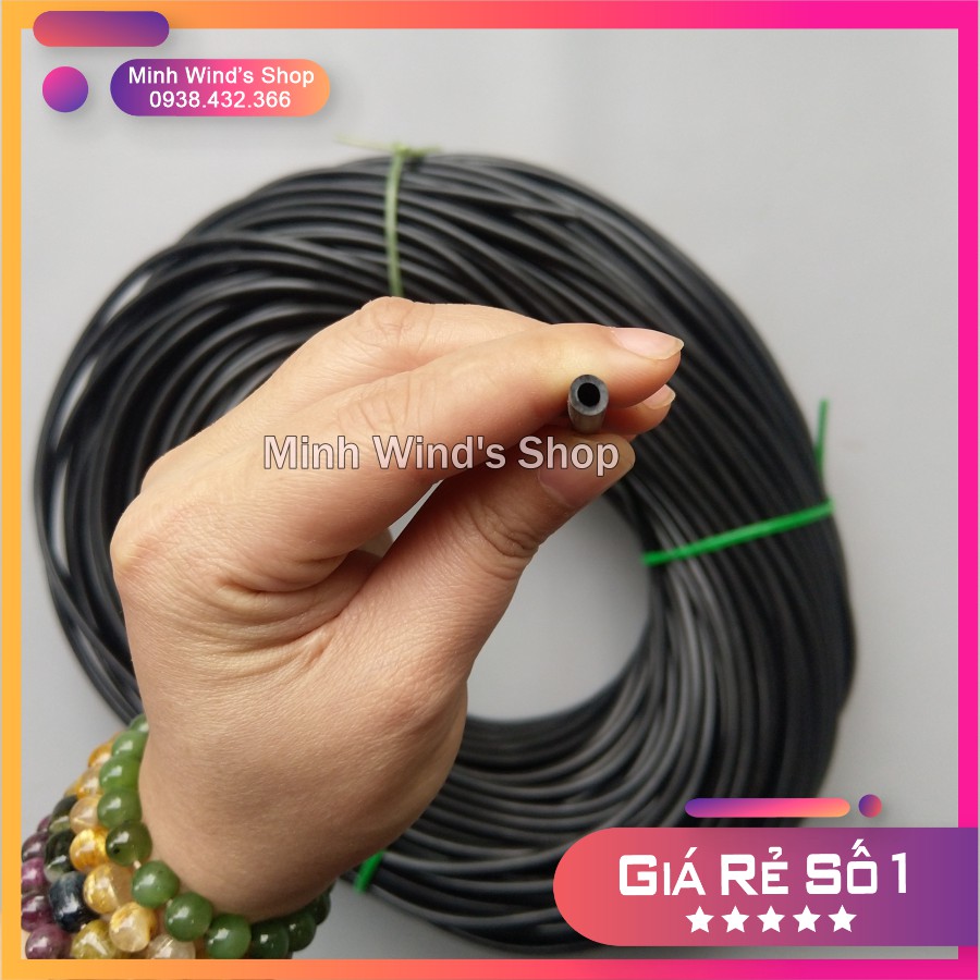 1 Mét Ống Nhựa Dẻo Làm Ống Dẫn Nước, Dây Ôxi, Thân Hoa...  Đường Kính Trong 3mm, Ngoài 5mm