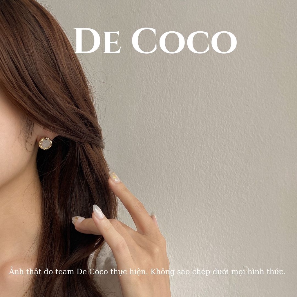 Khuyên tai nữ khảm xà cừ Donna De Coco