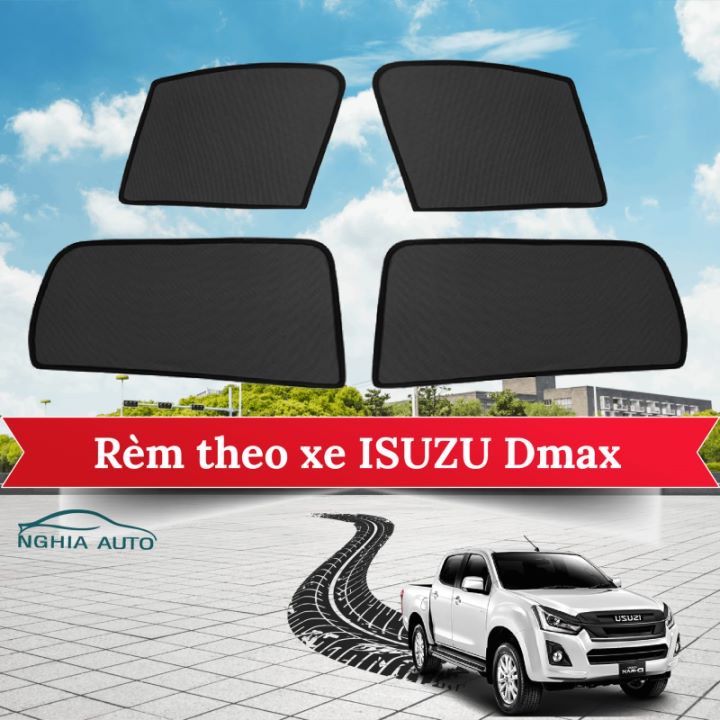 Rèm che nắng, Chắn nắng nam châm ô tô Isuzu Dmax