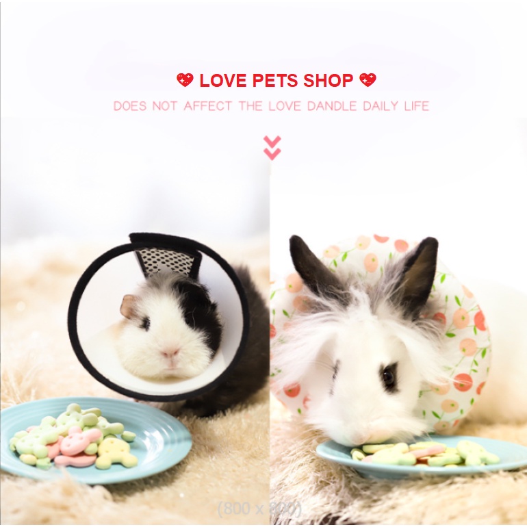 VÒNG CỔ CHỐNG LIẾM, LOA CHỐNG LIẾM CHO CHÓ MÈO BẰNG BÔNG - LOVE PETS SHOP