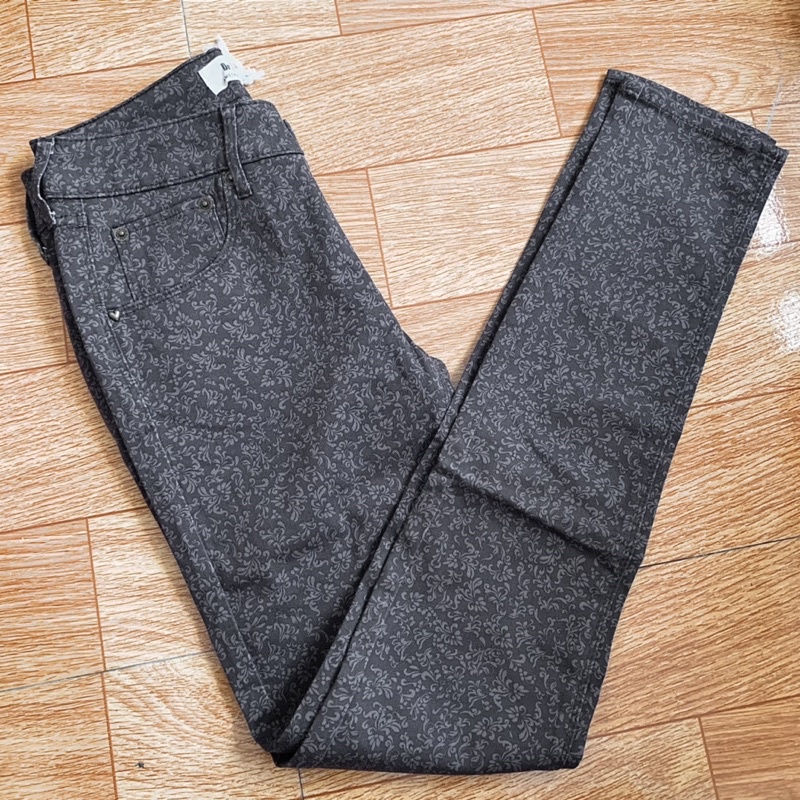 Quần Kaki Skinny EARTH Music&Ecology Hàng Xuất Dư Nhật Xịn Cao Cấp Dáng Ôm Chất Siêu Mịn Hoa