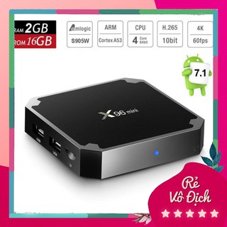 Tivi box mini x96 ram 2g ổ cứng 16g biến tivi đời củ thành tivi thông minh