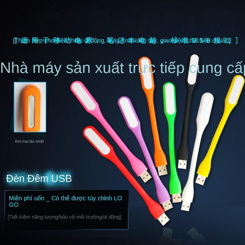 Đèn LED Nhỏ Di Động Tiết Kiệm Điện Năng Có Thể Kết Nối Trực Tiếp Với Điện Thoại Di Động Xiaomi Cùng Phiên Bản Đèn Ngủ Giao Diện usb