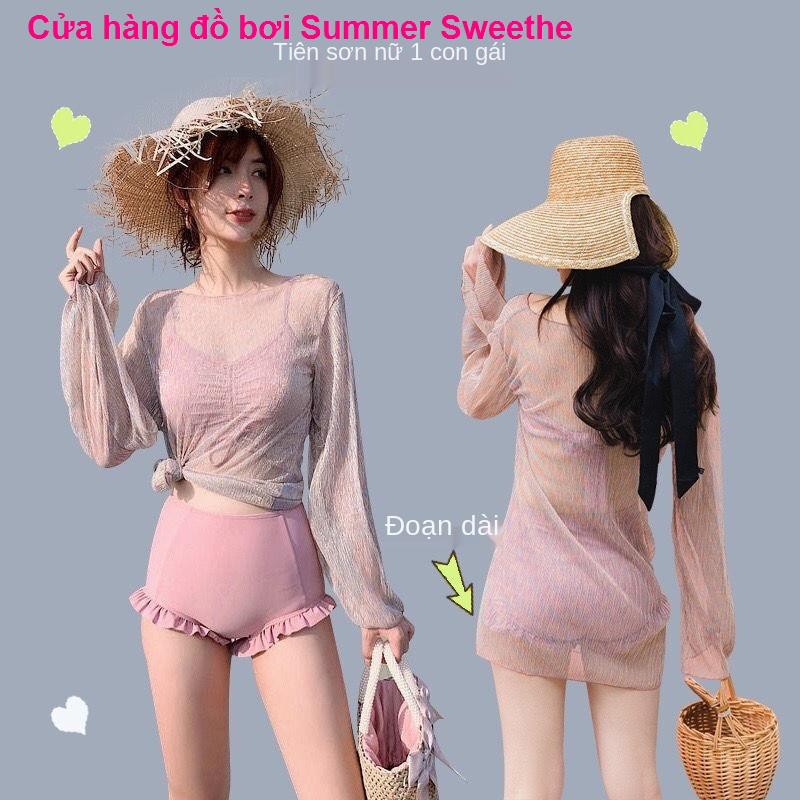 2020 Đồ bơi mới Bà Bikini Phần ba mảnh của Quạt cổ tích siêu nhỏ gợi cảm Bụng xuân nóng bên trong, mùa hè