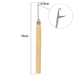{Soltweter} Kim Móc Nối Tóc Giả Cán Gỗ