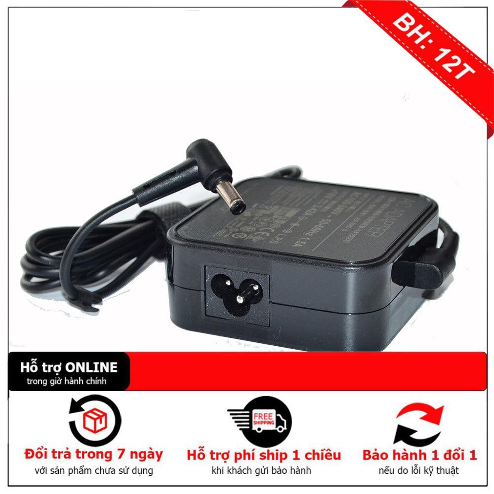 Sạc dành cho laptop Asus 19V-3.42A, 65w vuông zin - Hàng nhập khẩu