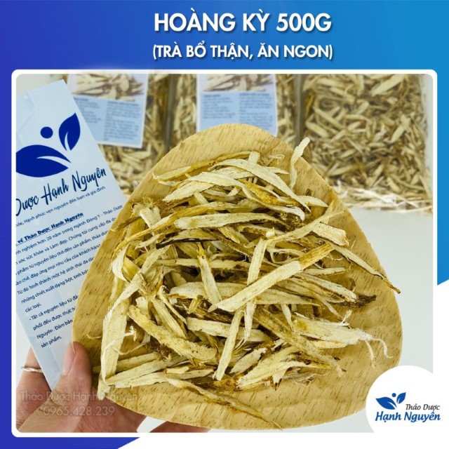 Hoàng Kỳ Lát Mỏng 500g (Trà Bổ Thận, Ăn Ngon)