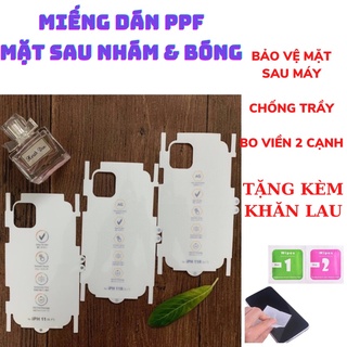 Miếng dán điện thoại ppf nhám & bóng các dòng ip bo viền 2 cạnh