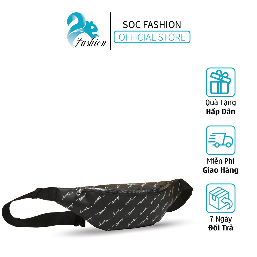 Túi Bao Tử Du Lịch SO'C FASHION Gọn Nhẹ Không Gian Rộng Đựng Đồ Thoải Mái 40cm x 15cm
