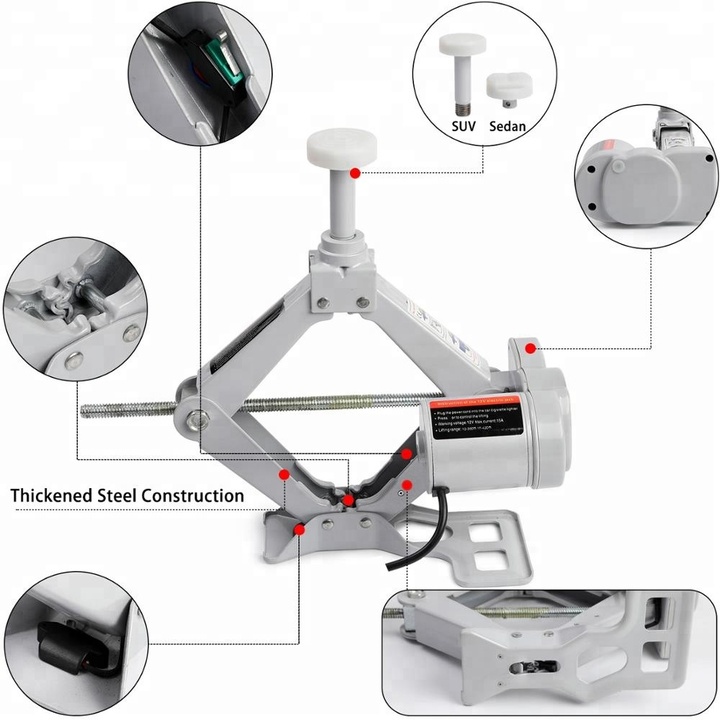 Bộ nâng kích gầm điện và máy siết ốc ô tô đa năng nhãn hiệu ROGTZ TY-001 công suất 150W