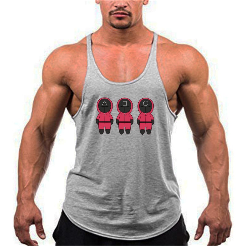 Áo ba lỗ thể thao nam in hình phi hành gia ngộ nghĩnh