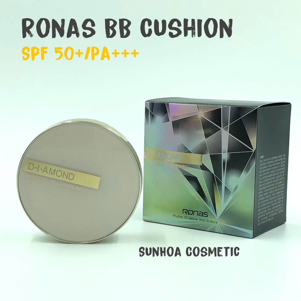 Phấn Nước BB-Ronas Diamond Water Fit Cushion (2 lõi phấn)
