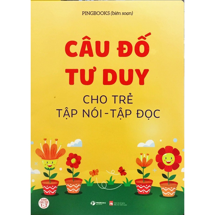 Sách - Câu đố tư duy cho trẻ tập nói tập đọc