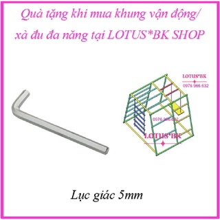[Quà tặng] Lục giác 5mm (5 ly)
