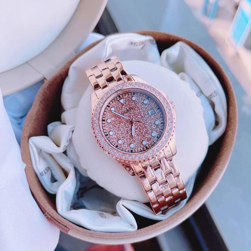 Đồng hồ nữ Guess W1235L3 màu rose sang trọng quý phái