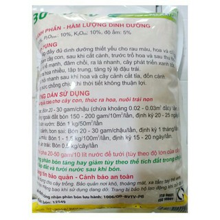 PHÂN ĐẦU TRÂU NPK GÓI 1KG