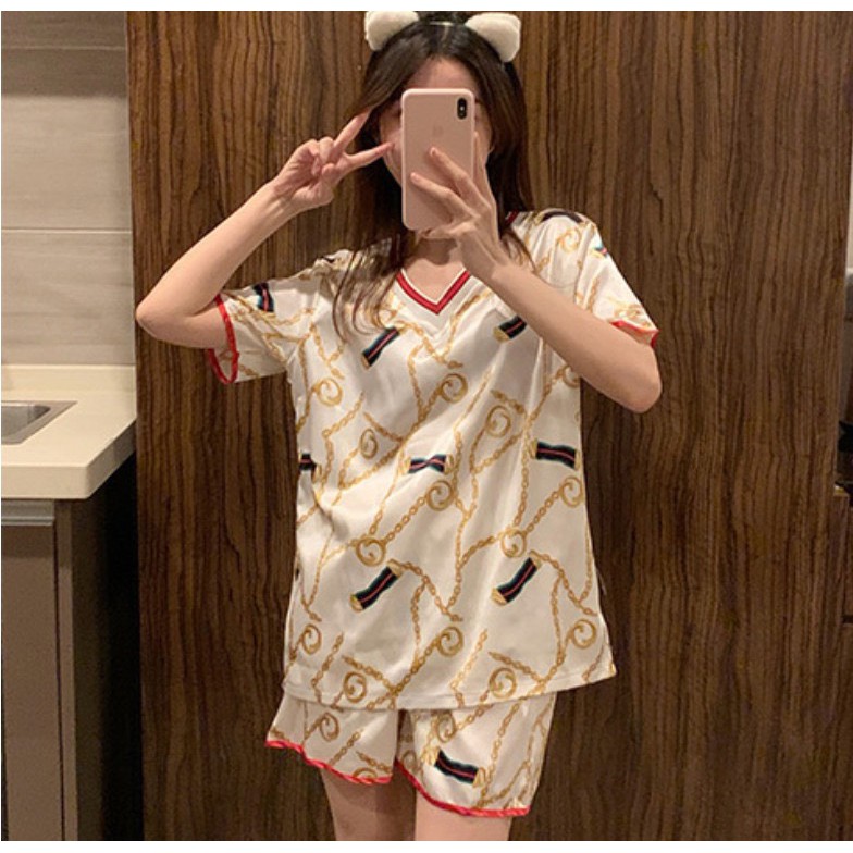 Bộ Đồ Ngủ Nữ Mùa Hè Cộc Tay Dễ Thương Chất Liệu Mềm Mịn, Thoáng Mát, Giá Rẻ ONEZ BN1 | BigBuy360 - bigbuy360.vn