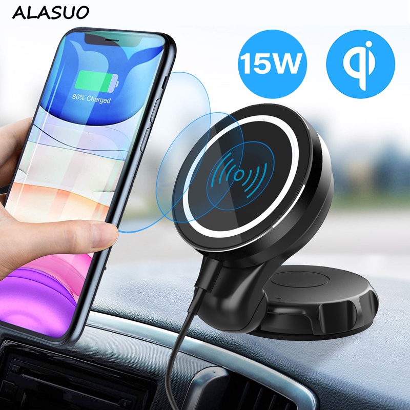 Đế Sạc Nam Châm Không Dây 15w Cho Iphone 12 Mini / 12 Pro Max Magsafe Đứng | BigBuy360 - bigbuy360.vn