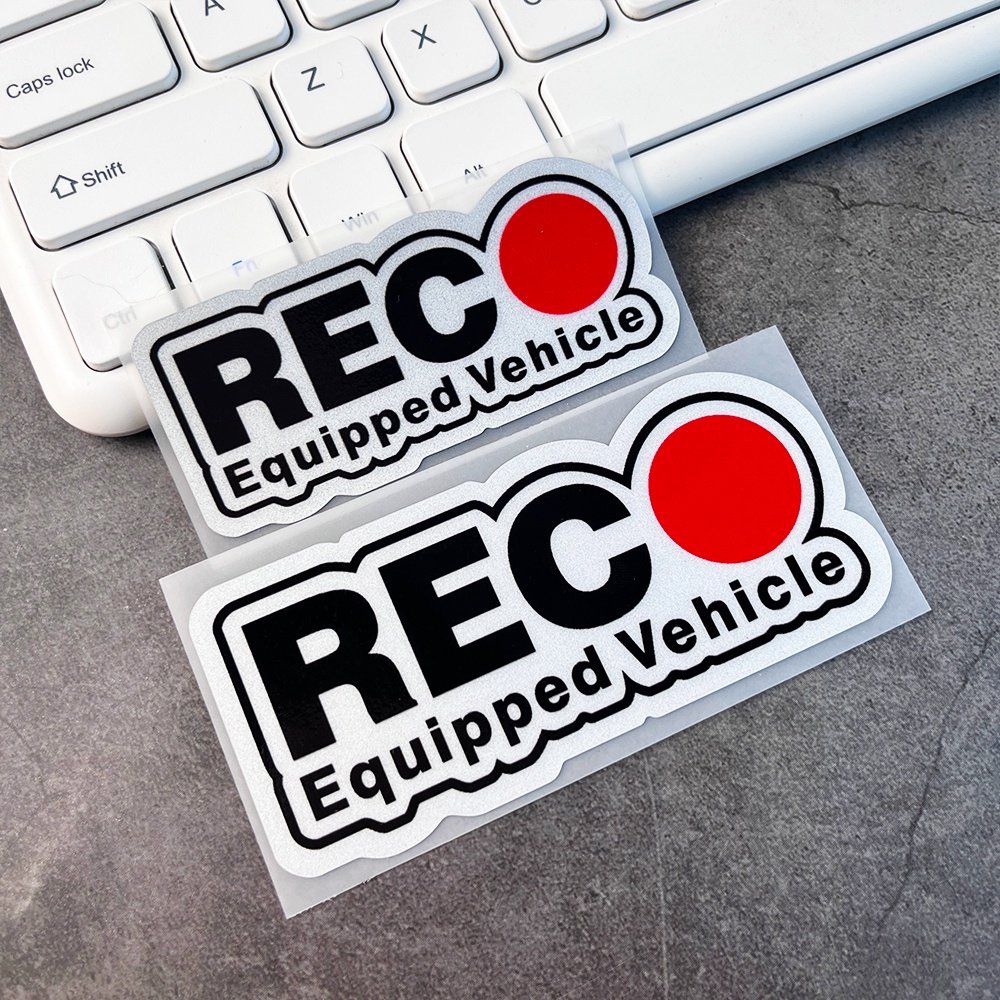 Đề Can Phản Quang JDM Cảnh Báo Ghi Âm Lái Xe Thông Dụng Cho Honda