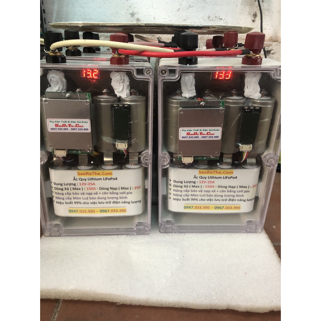 BÌNH ẮC QUY LITHIUM 25A