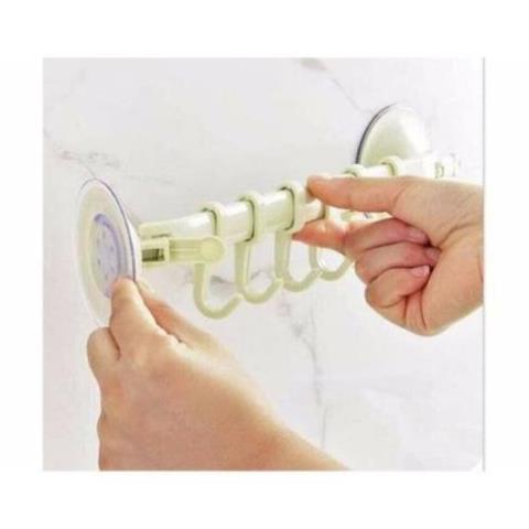 Móc treo đồ nhà tắm hút chân không 2 đầu chắc chắn, tiện lợi - TongkhoGiaDung.VN