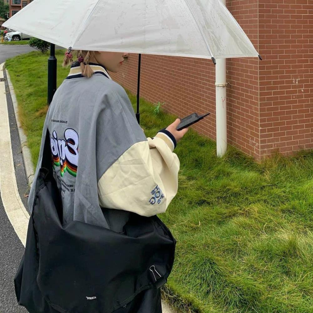 áo khoác bomber chất dù 2 lớp dày dặn áo khoác bóng chày dành cho nam nữ form rộng phong cách ulzzang VN04 | BigBuy360 - bigbuy360.vn