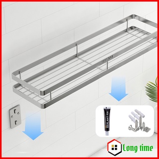 Kệ Gia Vị Nhà Bếp Inox 304 Dán Tường Không Cần Khoan Để Đồ Đa Năng