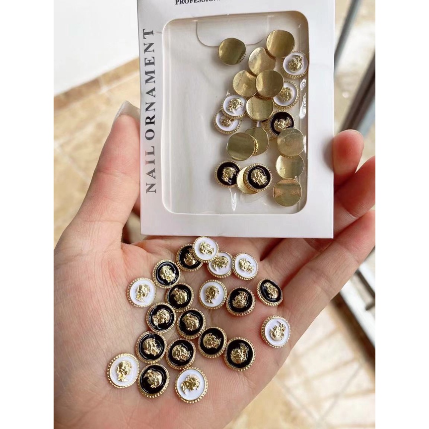 set charm trang trí nail mới