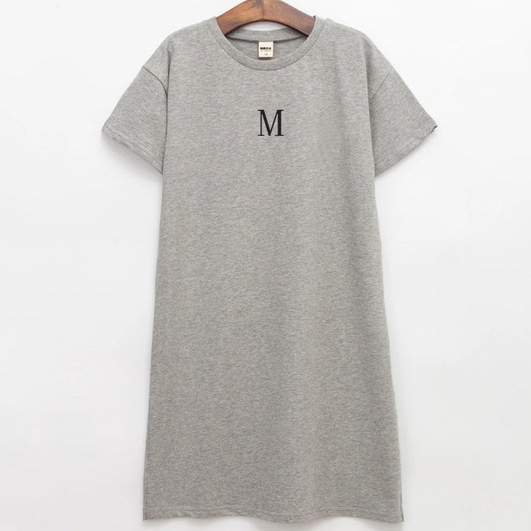 [Giao Hàng Ngay] Đầm Ngủ Cotton Tay Lửng Dáng Dài Rộng Thời Trang Mùa Hè Năm 2021 Dành Cho Bé Gái