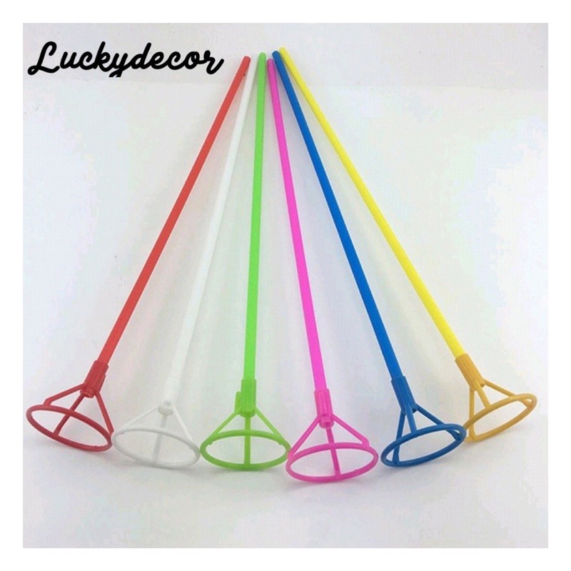 Que cầm bóng bay và núm (100 que)