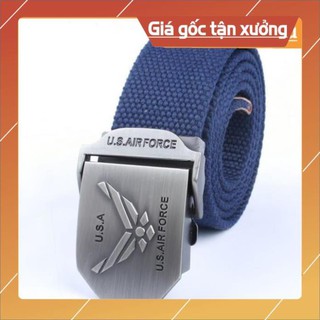 Thắt lưng nam vải dù mặt AirForce thời trang lính
