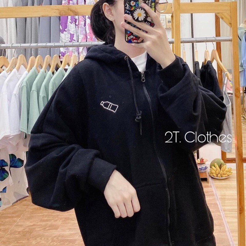 Áo Khoác Nỉ Lót Bông BOTTLE | BigBuy360 - bigbuy360.vn