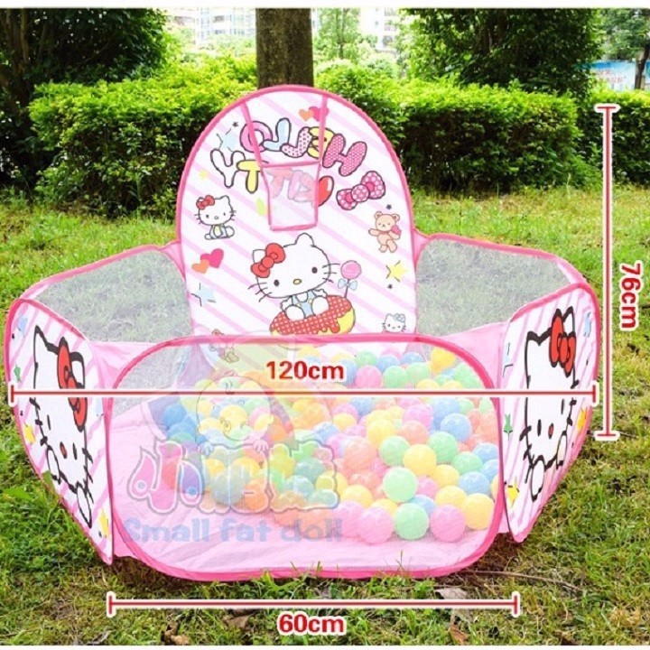 Nhà banh kèm 100 banh cho bé