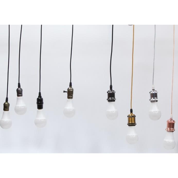 Bộ 10 đèn thả cổ điển Vintage bóng đèn led búp 9w