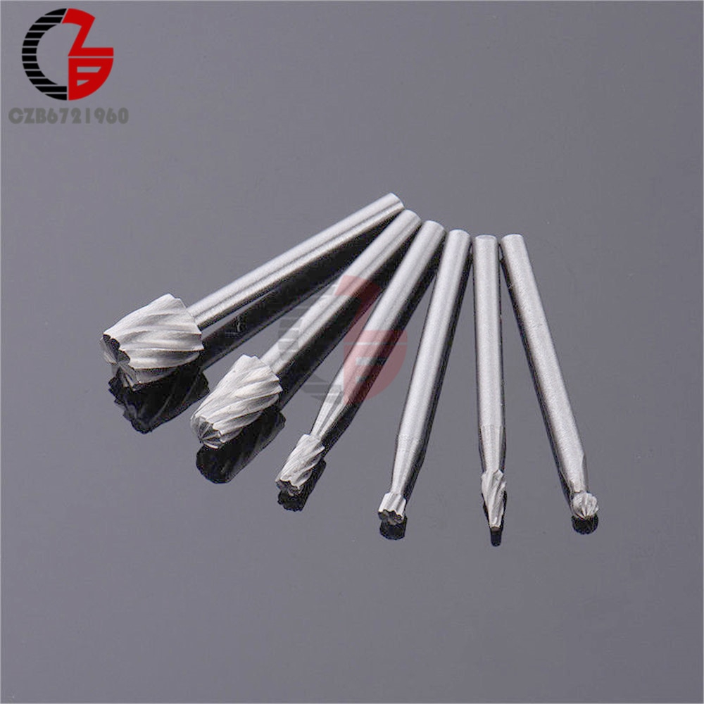 6 Mũi khoan chất liệu thép gió gia công gỗ/điêu khắc kim loại