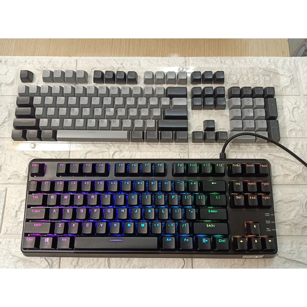 Bàn phím cơ Fuhlen M87s RGB Blue switch