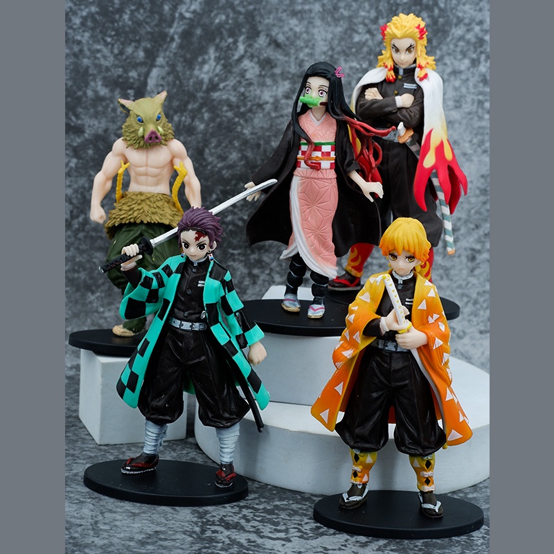 Mô hình tượng figure goods Kimetsu No Yaiba Demon Slayer Tanjirou Nezuko Zenitsu Inosuke Giyuu uzui tengen các trụ cột