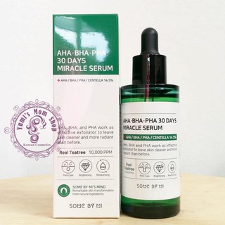 Serum trị mụn [FREESHIP] Trị Mụn Some By Mi AHA-BHA-PHA 30 Days Miracle Serum [Duong Da]