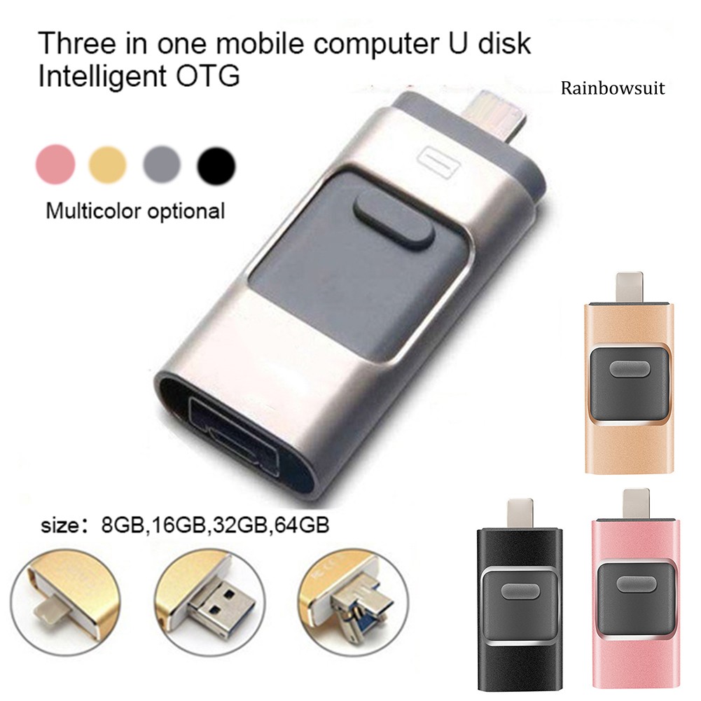 Usb 3.0 8 / 16 / 32 / 64g Cho Điện Thoại / Pc