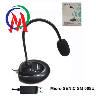 Microphone Senicc SM-008 dùng cho máy tính PC, Laptop