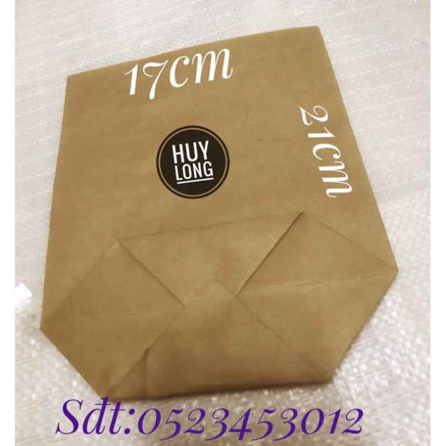 [FREESHIP 99k]100 Túi giấy xi măng kích thước tiêu chuẩn